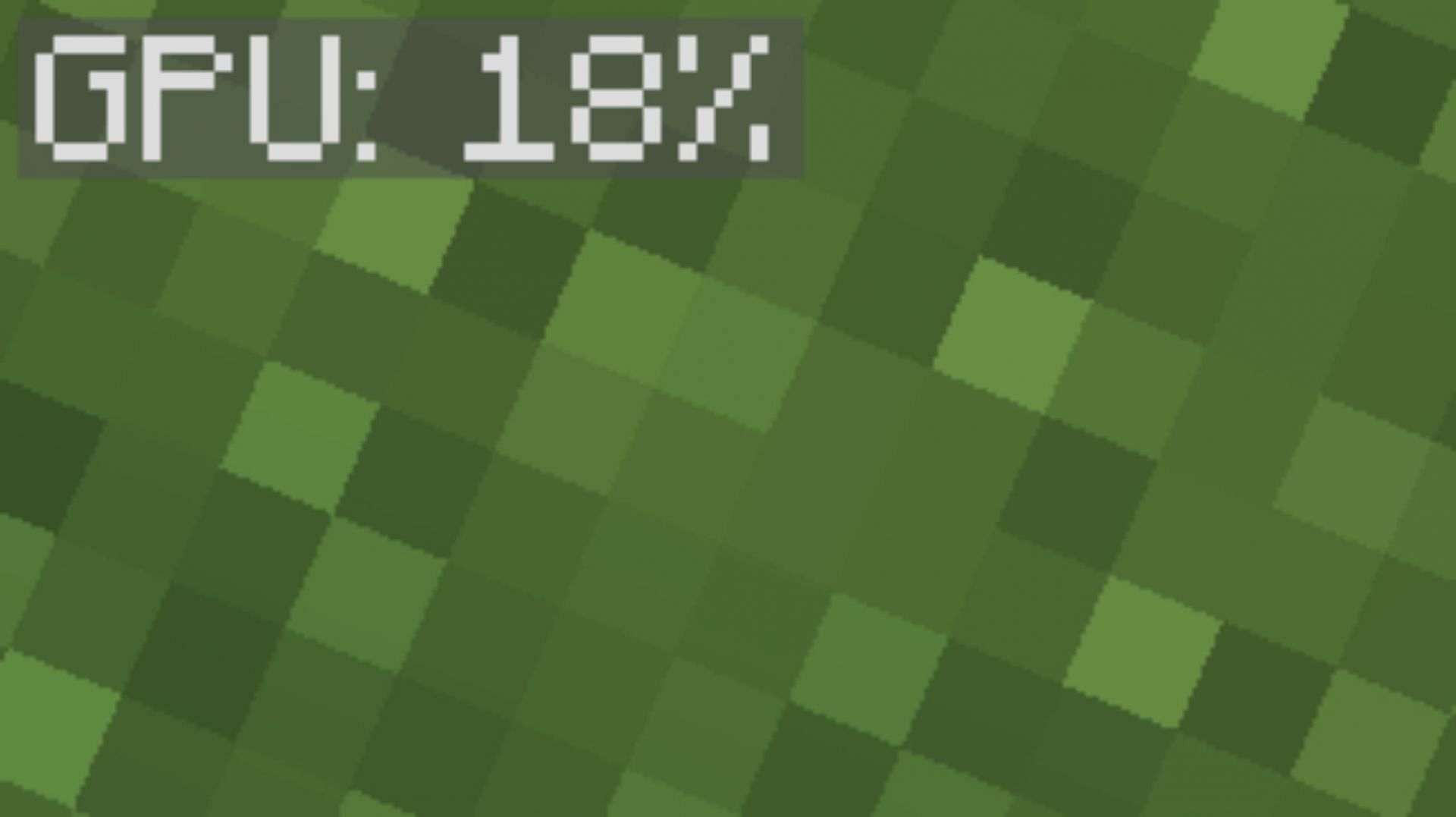 GPU utilization shows how much GPU's resources the game is consuming (Image via Sportskeeda Gaming || Mojang Studios)